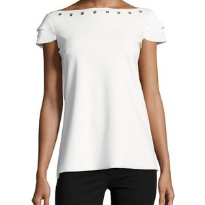 Elegant White Women's Top
